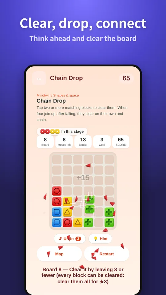 Chain Drop, mid-chain